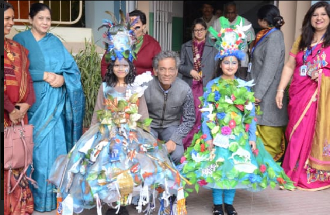 आयशर विद्यालय सैक्टर 46 फरीदाबाद में मनाया गया प्री प्राइमरी विंग का वार्षिक उत्सव