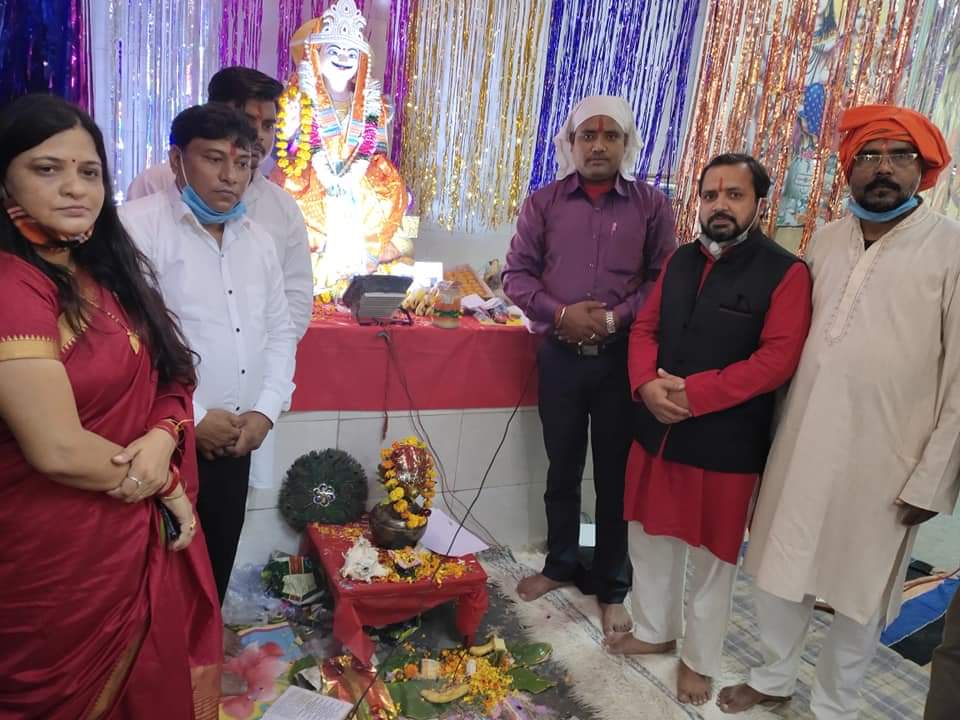 श्री चित्रगुप्त पूजन महोत्सव का आयोजन बड़े ही धूम धाम से कायस्थ महासभा, विनय नगर, फरीदाबाद, हरियाणा में किया गया