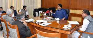 Deputy CM Meeting Khadi Board 050221