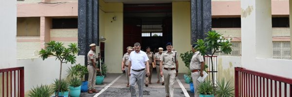 महानिदेशक कारागार, हरियाणा आलोक राय आईपीएस के द्वारा जिला जेल फरीदाबाद का निरीक्षण किया गया