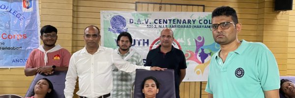 शताब्दी महाविद्यालय में रक्तदान शिविर, 100 यूनिट ब्लड एकत्रीकरण