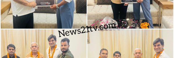 बल्लभगढ़ विधायक मूलचंद शर्मा ने दी एक्टर संजू नागरवाल को शुभकामनाएं