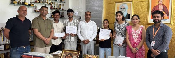 पर्यावरण जागरूकता प्रतियोगिता में शताब्दी महाविद्यालय के छात्रों की जीत का जलवा